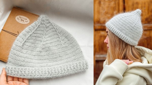 Шапка с пимпкой крючком | Мастер-класс для начинающих