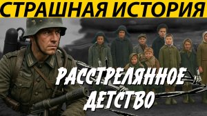 РАССТРЕЛЯНОЕ ДЕТСТВО, ТО ЧЕГО НЕЛЬЗЯ ДОПУСТИТЬ ВНОВЬ! ЖТУКАЯ ПРАВДА.
