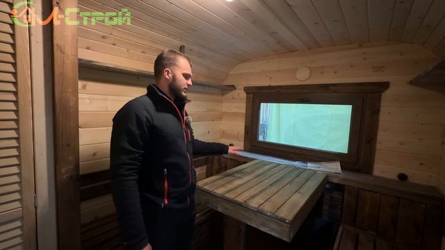 Обзор бани Квадро 6×2.30 м в максимальной комплектации