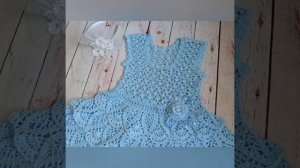 🌸Нарядный комплект для девочки, платье и кофточка 🌸Вязание на заказ 🌸