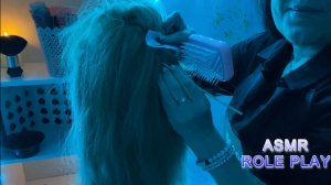 ASMR ОСМОТР КОЖИ ГОЛОВЫ И ВОЛОС🔦РАСЧЕСЫВАНИЕ🪮 МАССАЖ💆🏻♀️ЛЕЧЕНИЕ УКЛАДКА💇🏻♀️РОЛЕВАЯ ИГРА