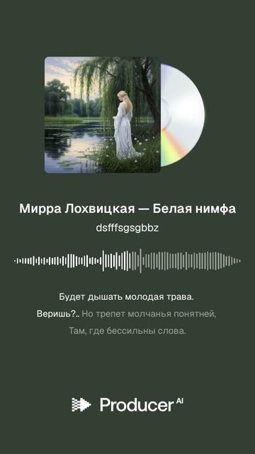 Мирра Лохвицкая — Белая нимфа смотреть онлайн