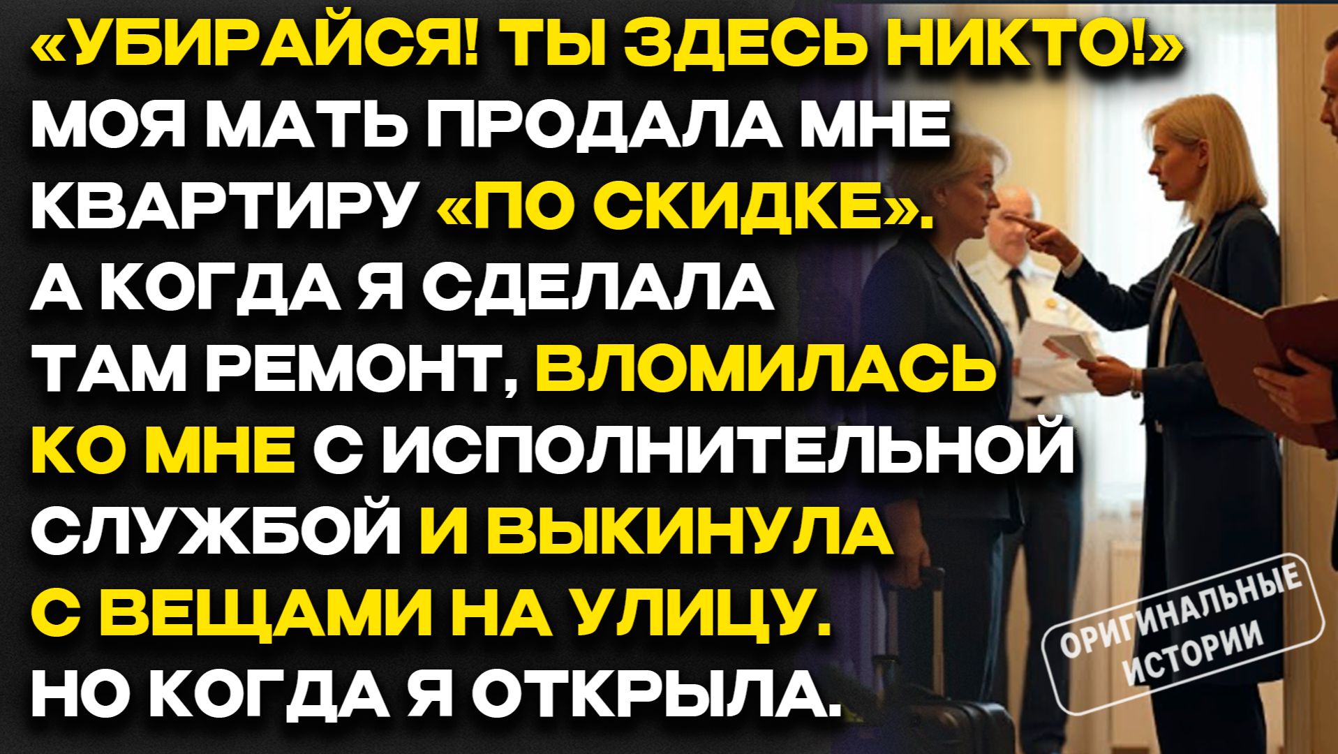 МАТЬ продала КВАРТИРУ ДОЧЕРИ — а потом ВЫБРОСИЛА ЕЁ с ВЕЩАМИ... Слушать аудиорассказы смотреть онлайн