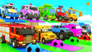Мультфильмы про машинки - Мультики с песенками для детей - Детские стишки и детские песенки