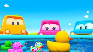 Мультфильмы Умные Машинки  Считаем уточек с умными машинками!