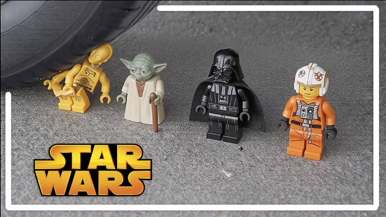 Мультики для детей. Давим большим колесом яркие игрушки. Мультики залипалки для малышни смотреть онлайн