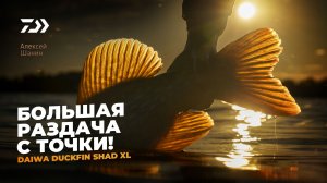 Большая раздача с точки! x Daiwa Duckfin Shad XL