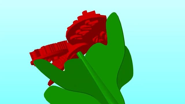 Новогодний искусственный САПР-цветок 4-4 2026