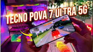Tecno Pova 7 Ultra 5G — игровой смартфон с беспроводной зарядкой!