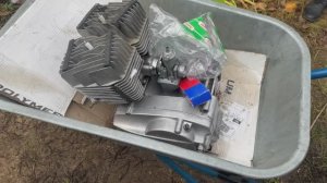 Двигатель Ява 350/638 тест 17.12.2025 после ремонта (г. Кременки, Калужская область)