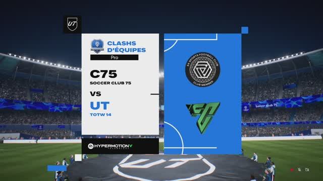 Clash Equipe • Soccer Club 75 🆚 TOTW 14
