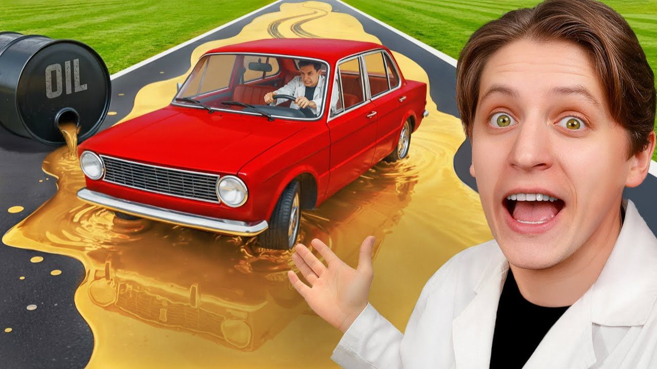 Лужа Масла vs Машина смотреть онлайн