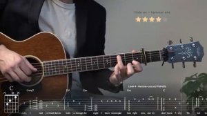 Mockingbird in 5 Levels Eminem fingerstyle кавер-версия, табы, аккорды, текст песни