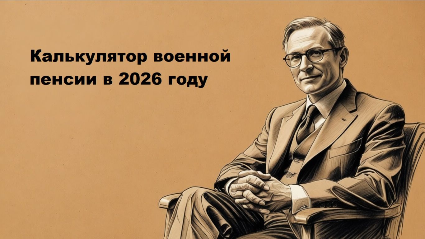 Калькулятор военной пенсии в 2026 году: онлайн расчет по новой формуле смотреть онлайн