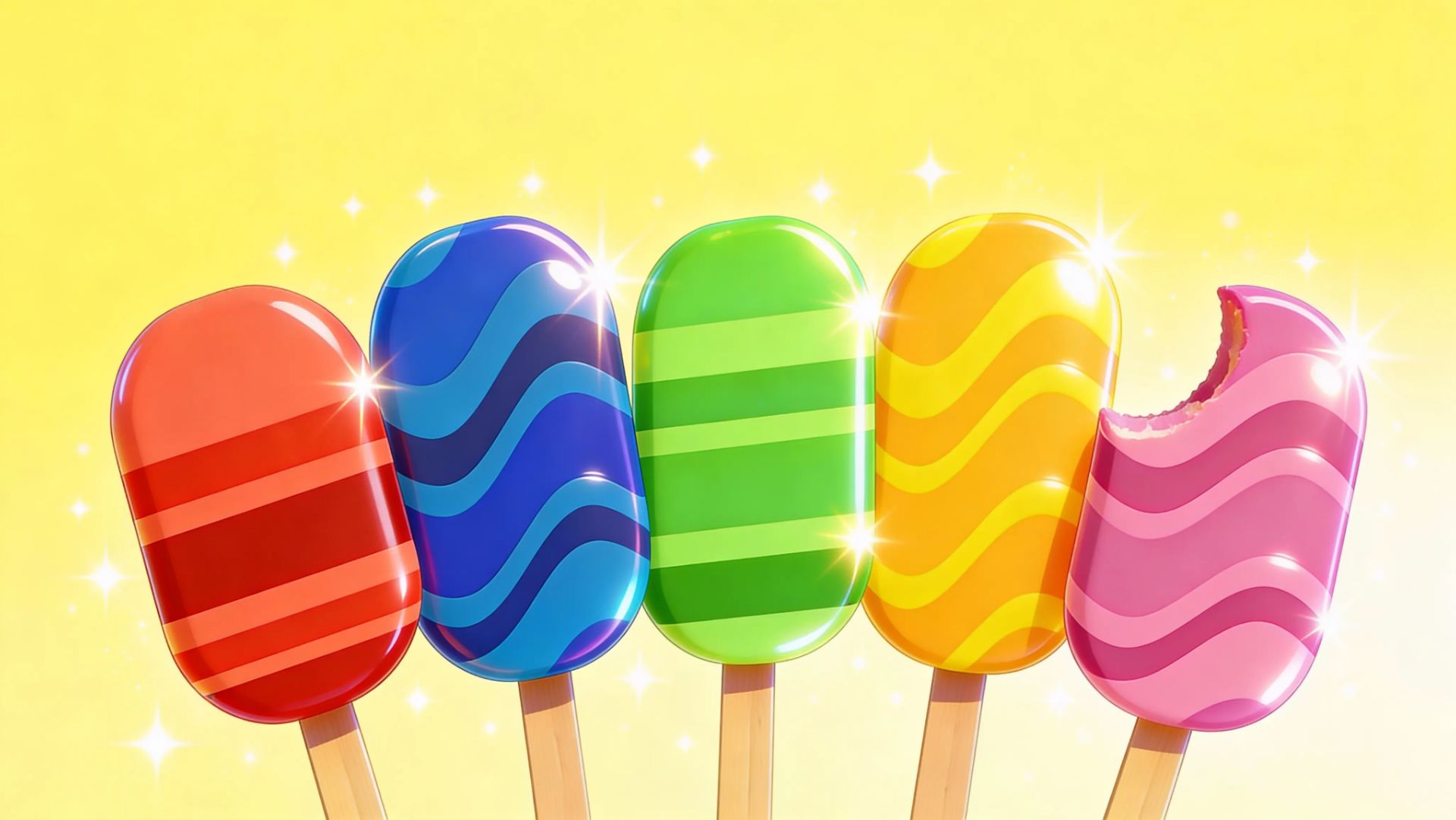 Учим цвета и цифры Мультик с Мороженым Пакман Машинки и Чупа-чупс Волшебство ТВ 1 смотреть онлайн