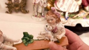 Антикварный рынок Германии больше таким не радует. Моя коллекция статуэток от мануфактур Тюрингии.