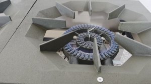 Профессиональная газовая плита для больших кастрюль.