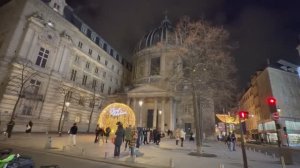 🇫🇷Прогулка по Парижу, городу огней 🎄Зимние иллюминации 2025