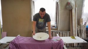 Покраска раковины прицепа каравана (подробно)