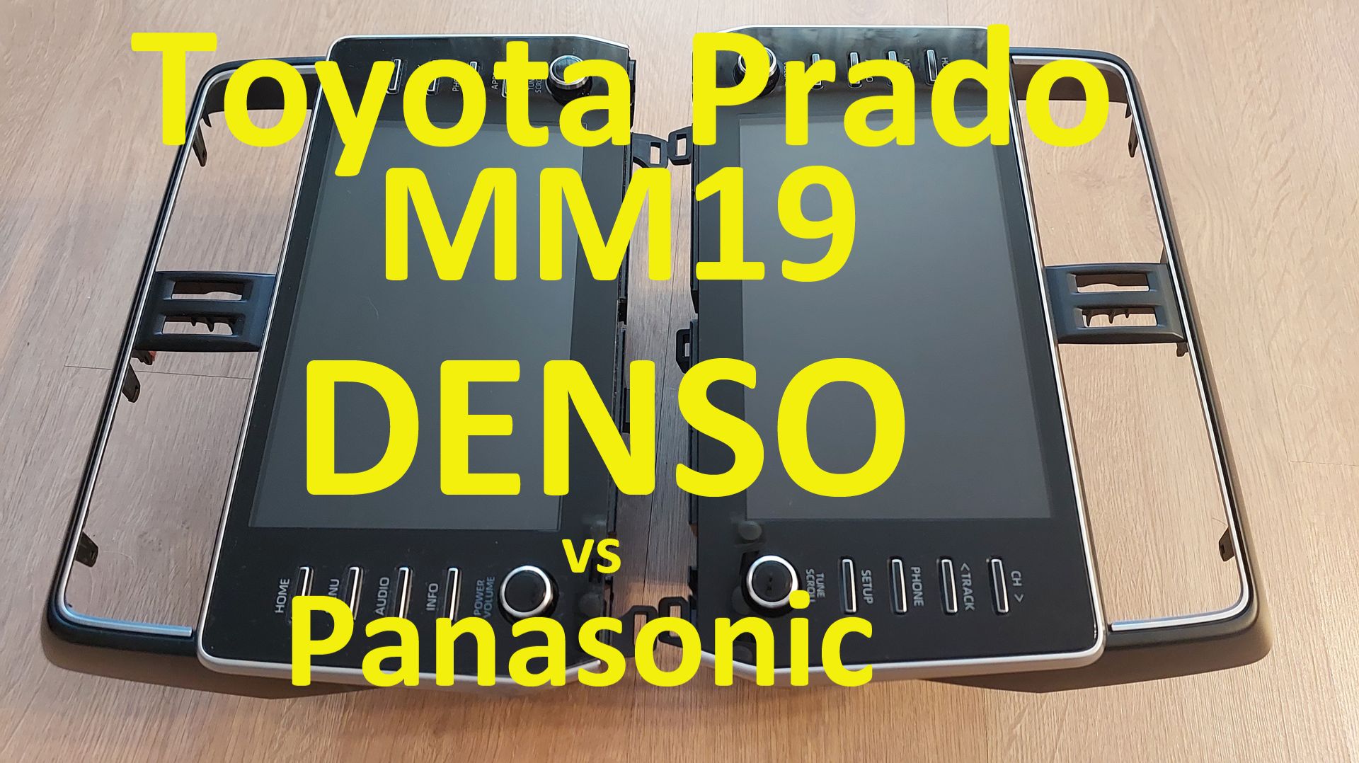 Toyota Prado 150  Штатное головное устройство MM19 от DENSO