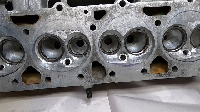 ГБЦ ЗИЛ 138 порт вариант наварка камеры