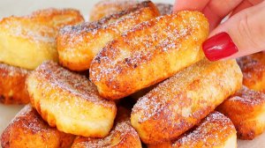 ВКУСНЯТИНА из Творога к чаю за 20 минут! Вместо сырников. Вкусные творожные ПЫШКИ К ЗАВТРАКУ