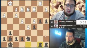 Артём ГАЛАКТИОНОВ 🆚 Евгений ШУВАЛОВ ♟ Защита Грюнфельда в действии
