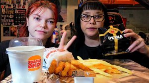 Мукбанг | Бургер Кинг | Ангус с лисичками, Чикенбургер,Наггетсы,Картошка фри 🍟 | Обжор Асмр