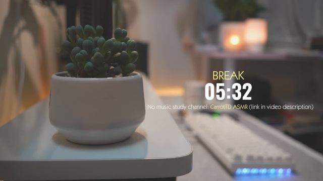 4 часа STUDY WITH ME ｜ Calm Piano, Rain Sounds Ft. Keyboard Sounds ｜ Pomodoro 50⧸10 ｜ Late Night