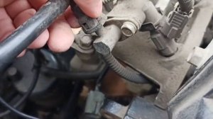 КАК СНЯТЬ ВПУСКНОЙ КОЛЛЕКТОР  KiA Spectra