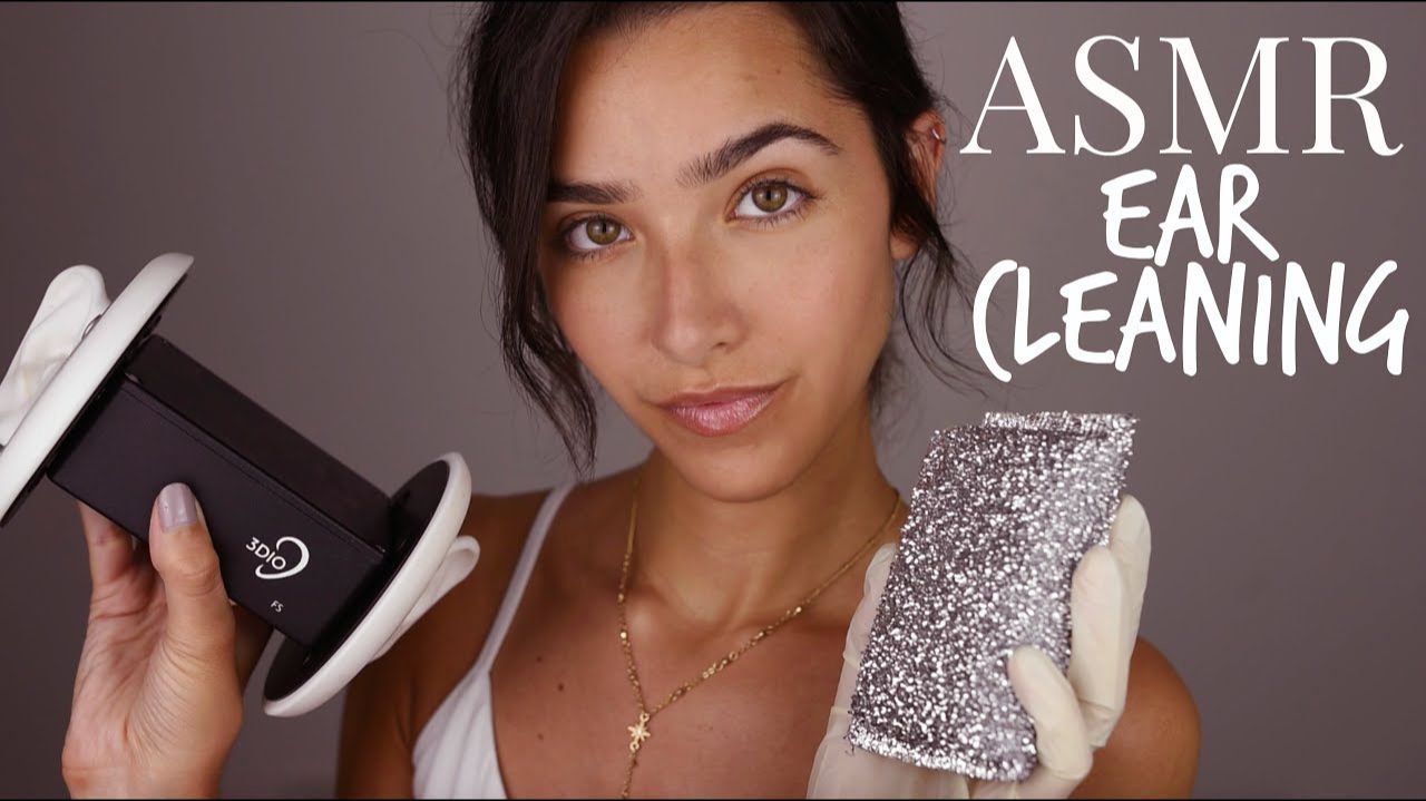 ASMR 3DIO Ear Cleaning (Ear brushing, Ear cupping, Ear massage, Ear touching, Cotton sounds...) смотреть онлайн
