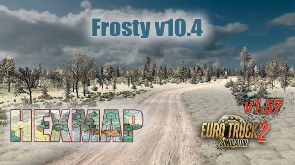 Frosty v10.4 и HEXMAP 1.0 * ETS2 1.57