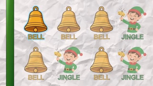 Say The Word On Beat Christmas Game for Kids