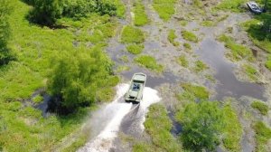 Лодка-болотоход Metal Shark 21 Riverine с приводом Swamp Shark