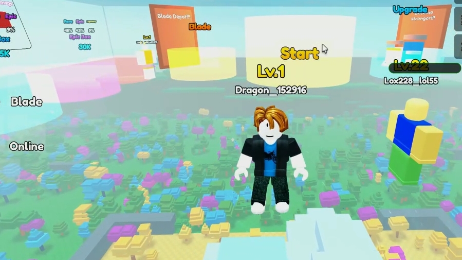 Битва с клинком. Роблокс смотреть онлайн