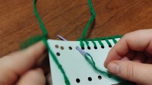 Строчка петельного стежка