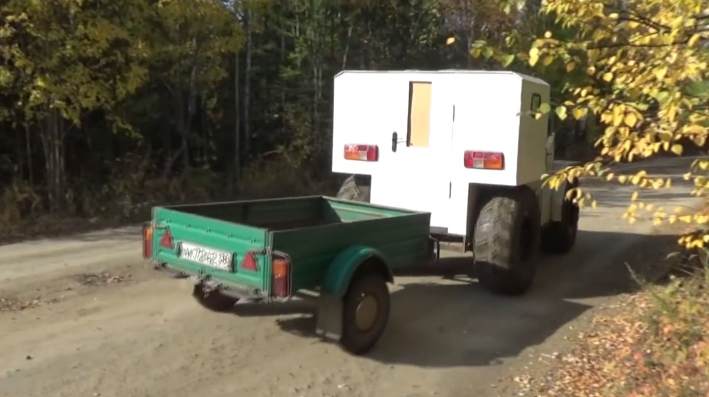 Прицепное устройство на вездеход