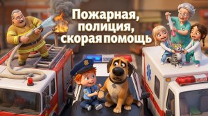 Специальный транспорт для детей | Пожарная, полиция, скорая помощь, тракторы, эвакуаторы |