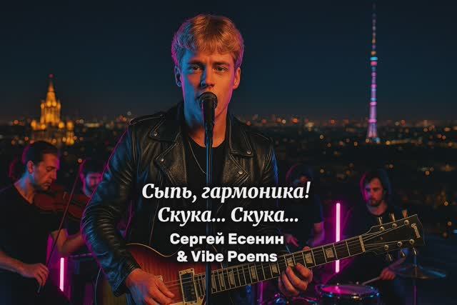 Сыпь, гармоника! Скука… Скука… Сергей Есенин & Vibe Poems смотреть онлайн