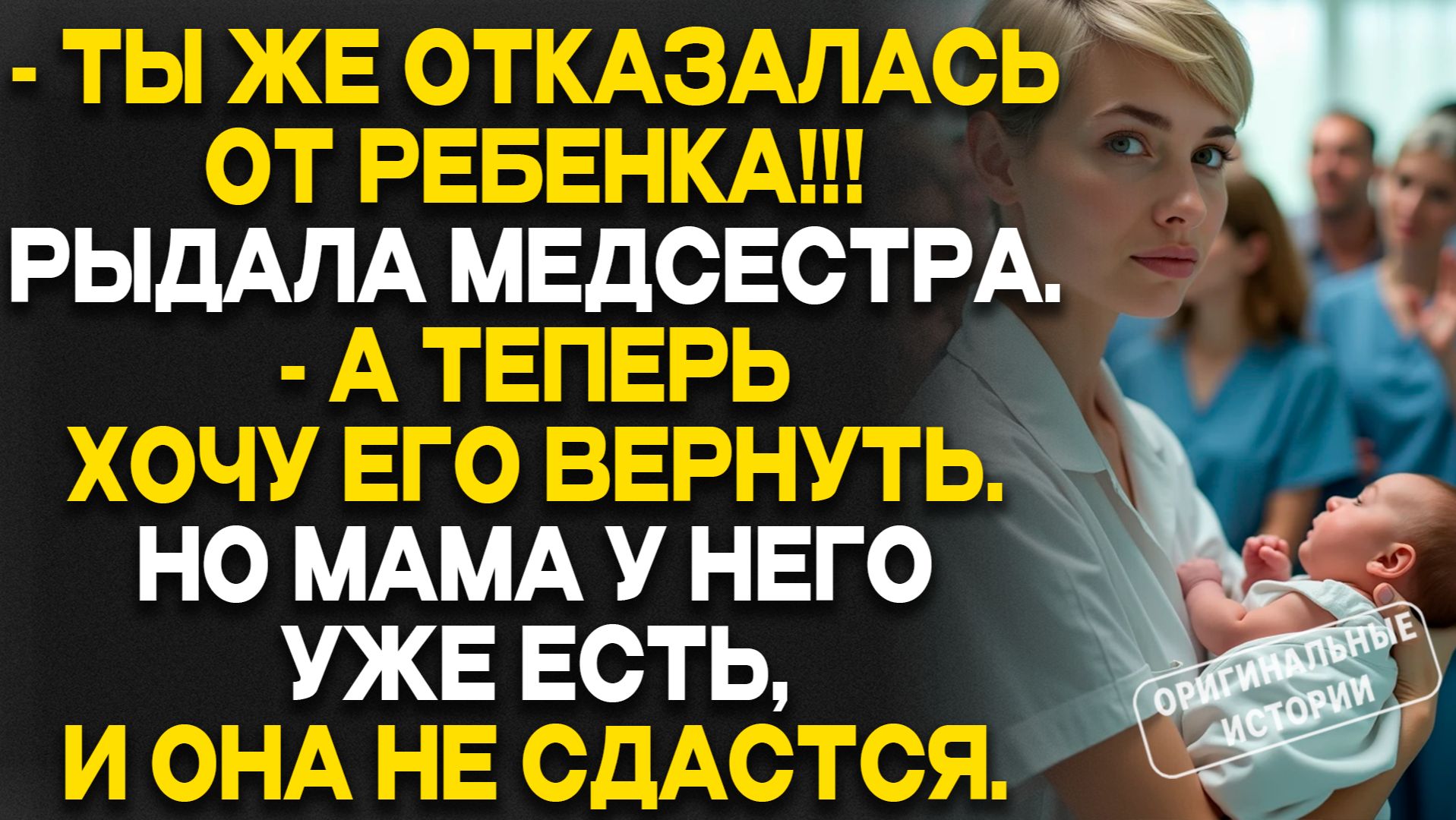 Истории из жизни | Я не отдам его!» — медсестра усыновила брошенного младенца | Аудиорассказы смотреть онлайн