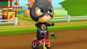 Супер Джинджер на велосипеде "Первопроходец" Talking Tom Gold Run Детские мультики Бегалки