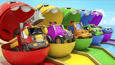 Шалтай-Болтай + Старый Макдональд — Разноцветные яйца и раскрашенный автобус — Детские песенки смотреть онлайн