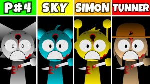 ФАЗА 4🌌: ВСЕ — ЭТО SKY VS SIMON🎩 VS TUNNER🎵!✨ БИТВА ТИТАНОВ!🤯💥