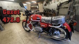 Восстановили Cezet 472.6. Любимый мотоцикл Шефа!