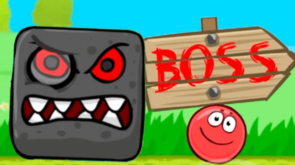 мультик РЕД БОЛ 4 новые достижения и первый ЛЕСНОЙ БОСС легендарный и не повторимый красный шарик