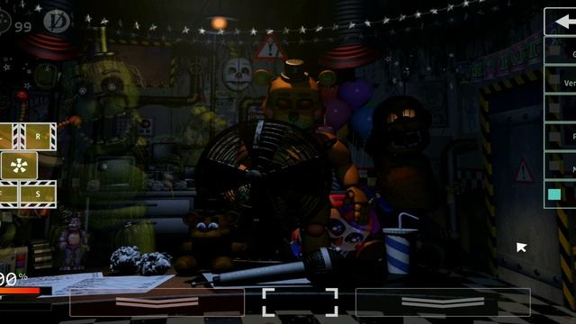 Челенж все анимотроники на 1 фнаф юкн