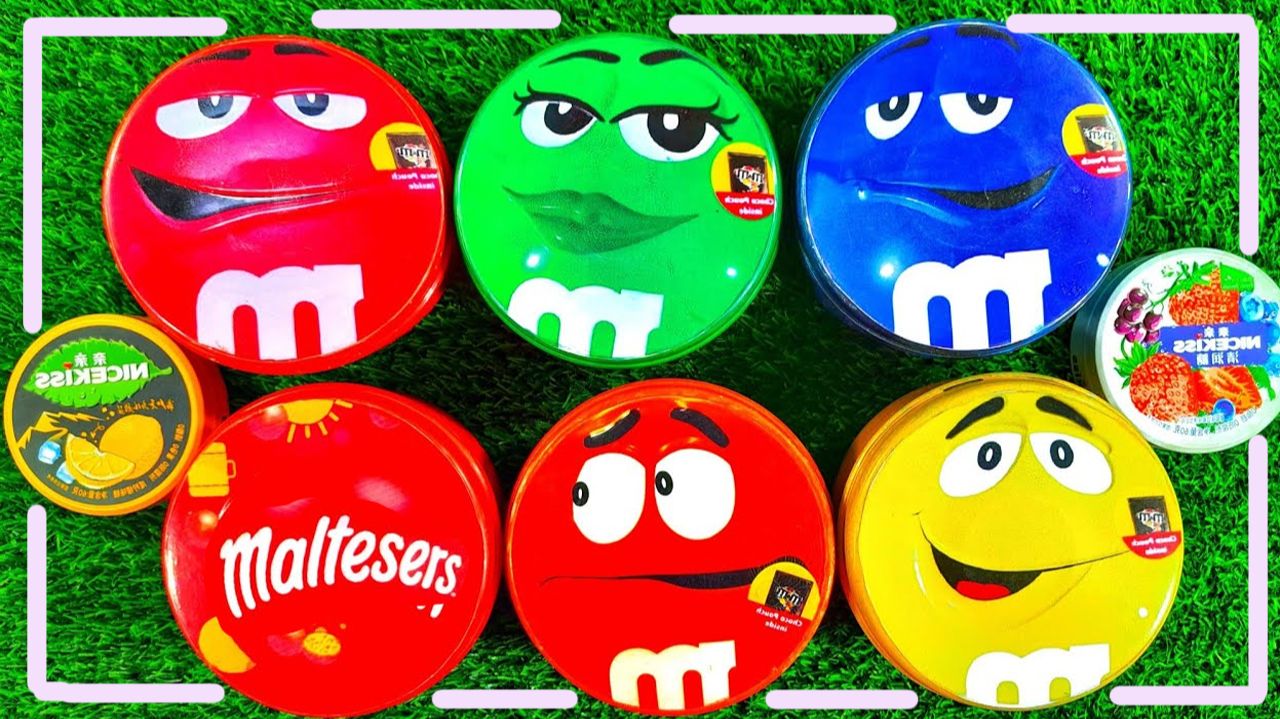 Мультики для детей. Конфетки в пяти ярких коробочках ,разноцветные конфетки. Мультики для малышей смотреть онлайн