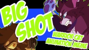 BIG SHOT || Warrior Cats Animation Meme || BLOOD/FLASH/EYE STRAIN TW (КОТЫ ВОИТЕЛИ АНИМАЦИЯ/МЕМЕ ПЕР
