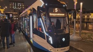 На Рижскую площадь, спустя 30 лет, вернулись трамваи (16.12.2025)