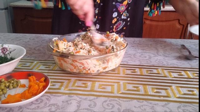 Новогодний салат Ёлочка.#Вкусно и красиво смотреть онлайн